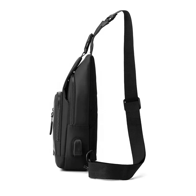 Men Women Sling Bag Water Resistant Shoulder Chest Crossbody Bags With ...
