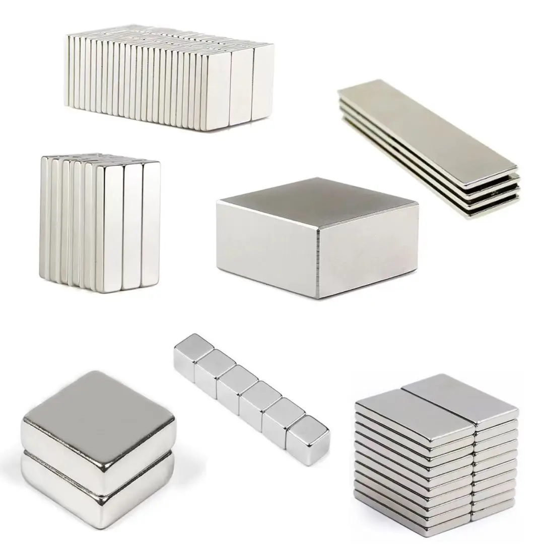 Rare Earth Magnet Gold & Silver Rectangle Magnets For Metal Testing ...