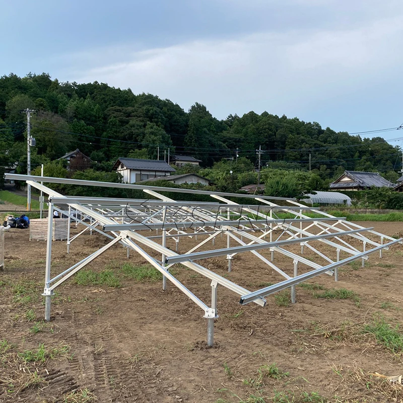 OEM Custom Solar Panel Mounting Bracket Ground Mounting Structure Solar Ground Rack Product Category Solar Mounting System