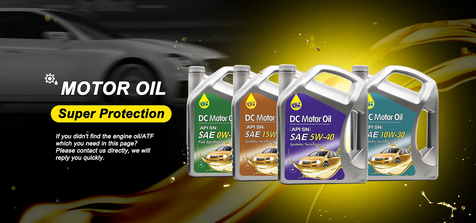 Auto Car Engine Oil Lubricants Motor Oil 5w30 0w20 0w30 0w40 5w30 5w40