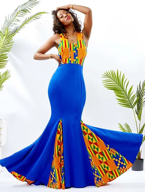 Kitenge long outlet party dresses