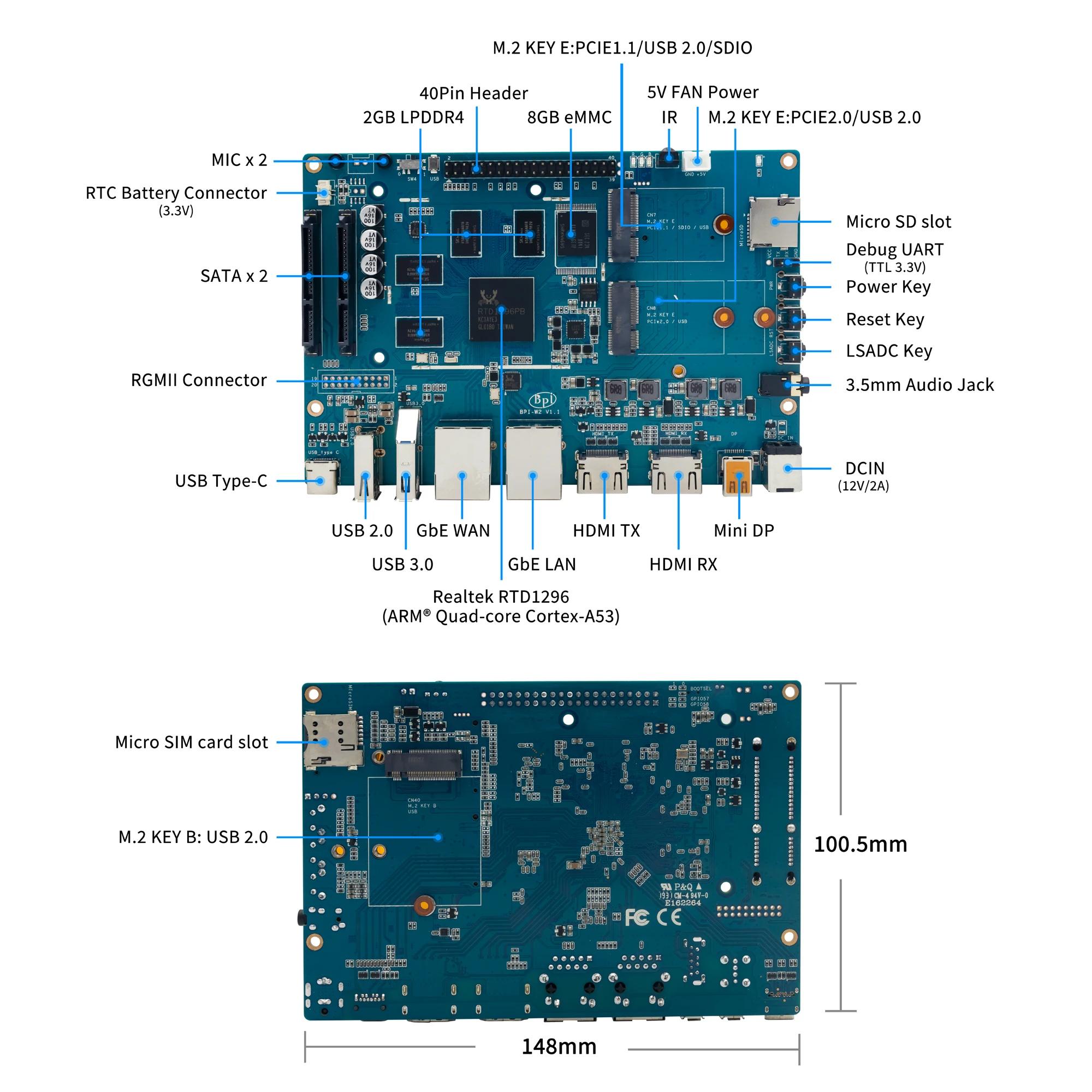 Realtek Rtd1296 High Performance Lower Cost Quad Core Cpu Open Source ...