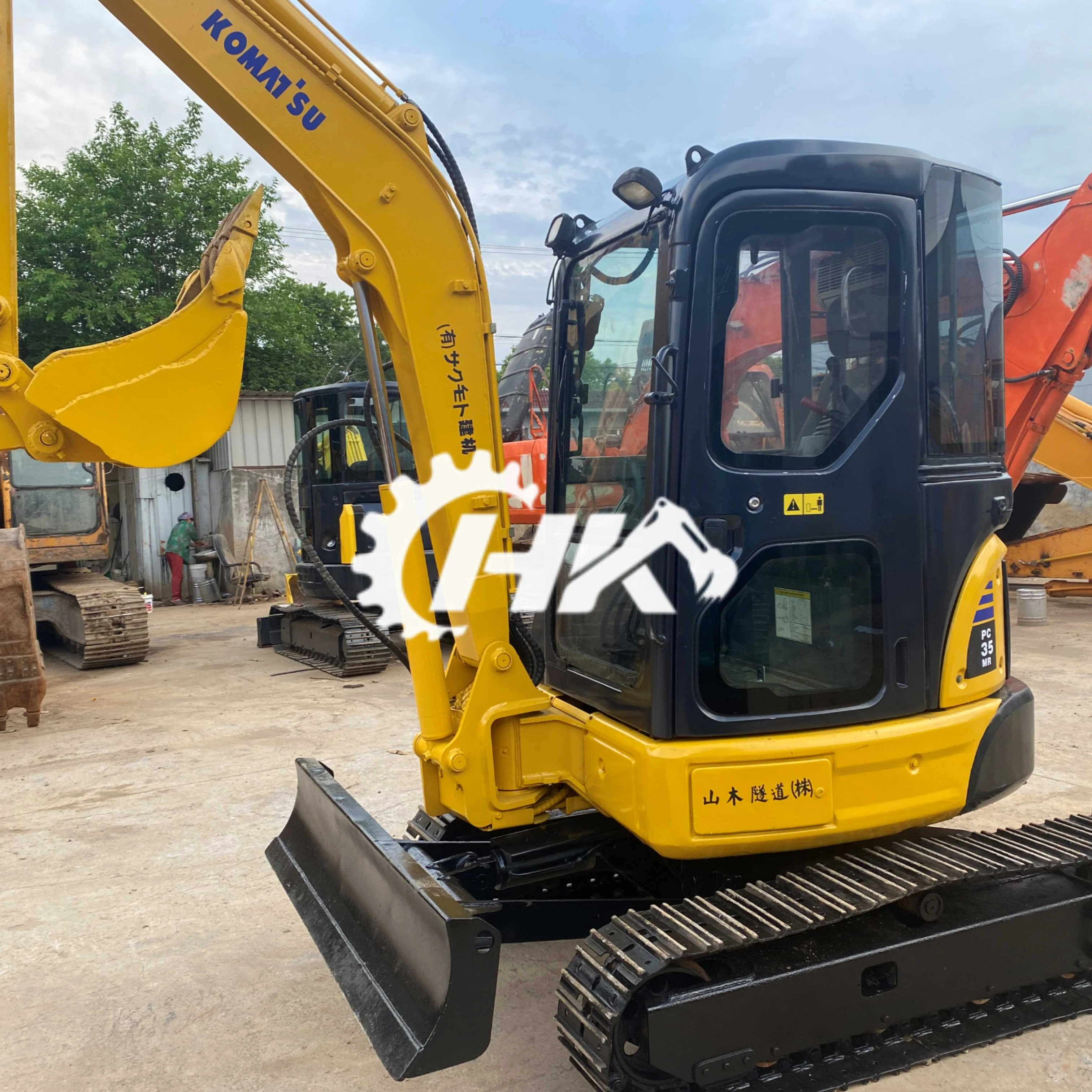 komatsu Excavator with Rubber Track Stock 3.5ton Small Size Used komatsu Mini Excavator Used Excavator komatsu Pc35 Used Pc35