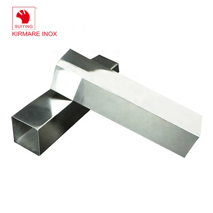 201 Mirror Polished Stainless Steel Square Tubing For Sale