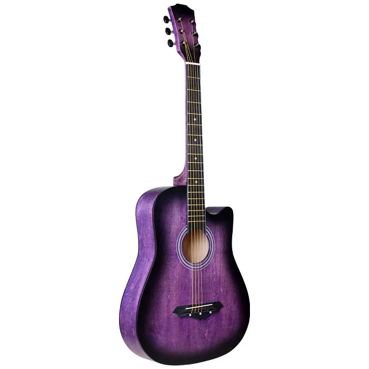 ホビー・楽器・アート good Wholesale Chinese Acoustic Guitar 38 Inch Basswood Guitar