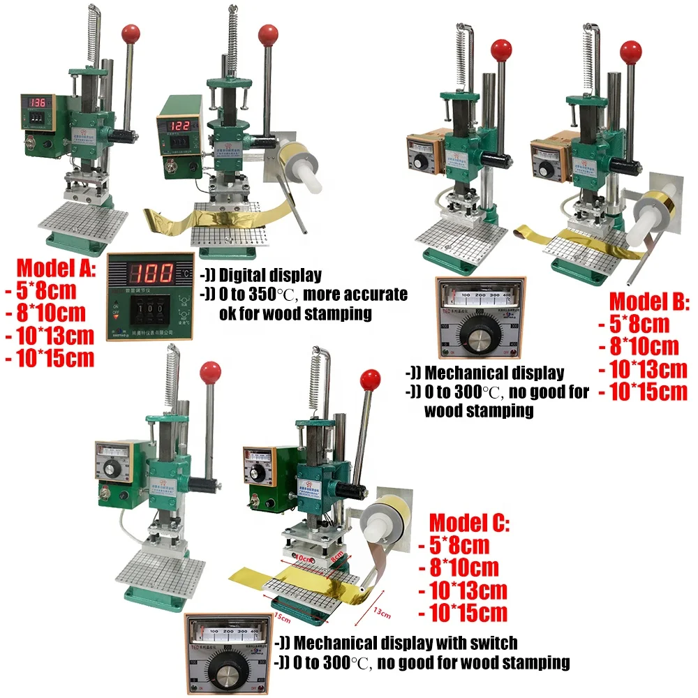 Multi Size Manual Roll Bronzing Machine Multi Material Printable