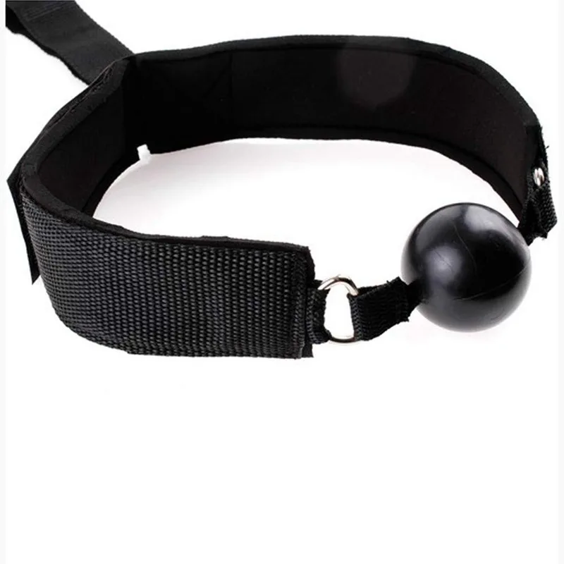 Japanese Bdsm Bondage Back Cross Collar Strap Handcuffs Mouth Ball Gag