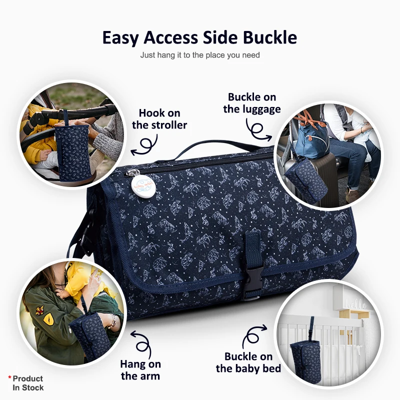 Portable Diaper Changing Pad Waterproof Travel Changing Pad Baby Diaper