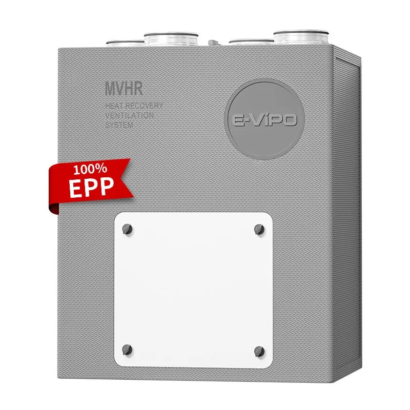E-VIPO Eco Design A+ Residential Energy Recovery Ventilation ERV Fresh Air  Ventilation System