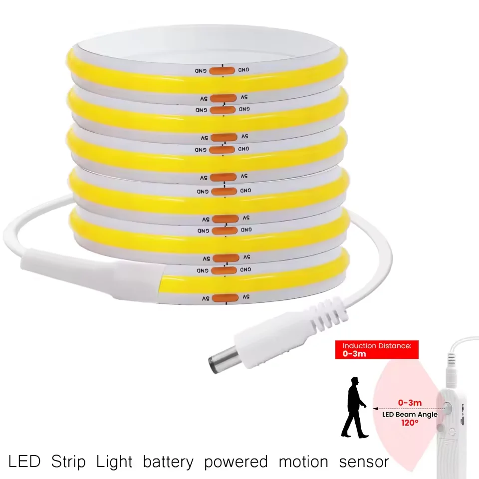 5V PIR LED Motion Sensor Switch USB or Battery Powered for Under Cabinet Single Color Strip Light On/Off in Staircase Kitchen - 39 5V PIR LED Motion Sensor Switch USB or Battery Powered for Under Cabinet Single Color Strip Light On/Off in Staircase Kitchen - 39