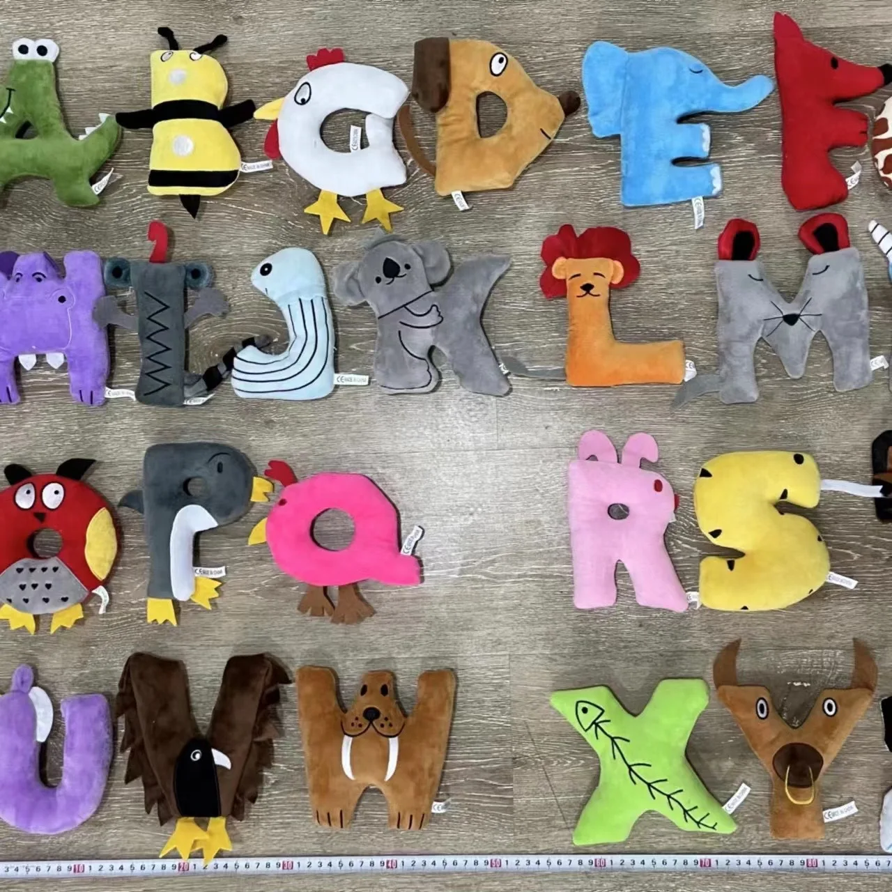 Juplina Alphabet Lore Plush, 26 Pcs Alphabet Lore Plush Animal Toys,  Education Props Toddler Gift