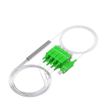 Uniform Light Splitting 1 to 8 Steel Tube Type  PLC Splitter  SC/PC Compliant with Industry Standards for 5G Fronthaul Networks