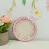 pink red 7inch plate*8pcs