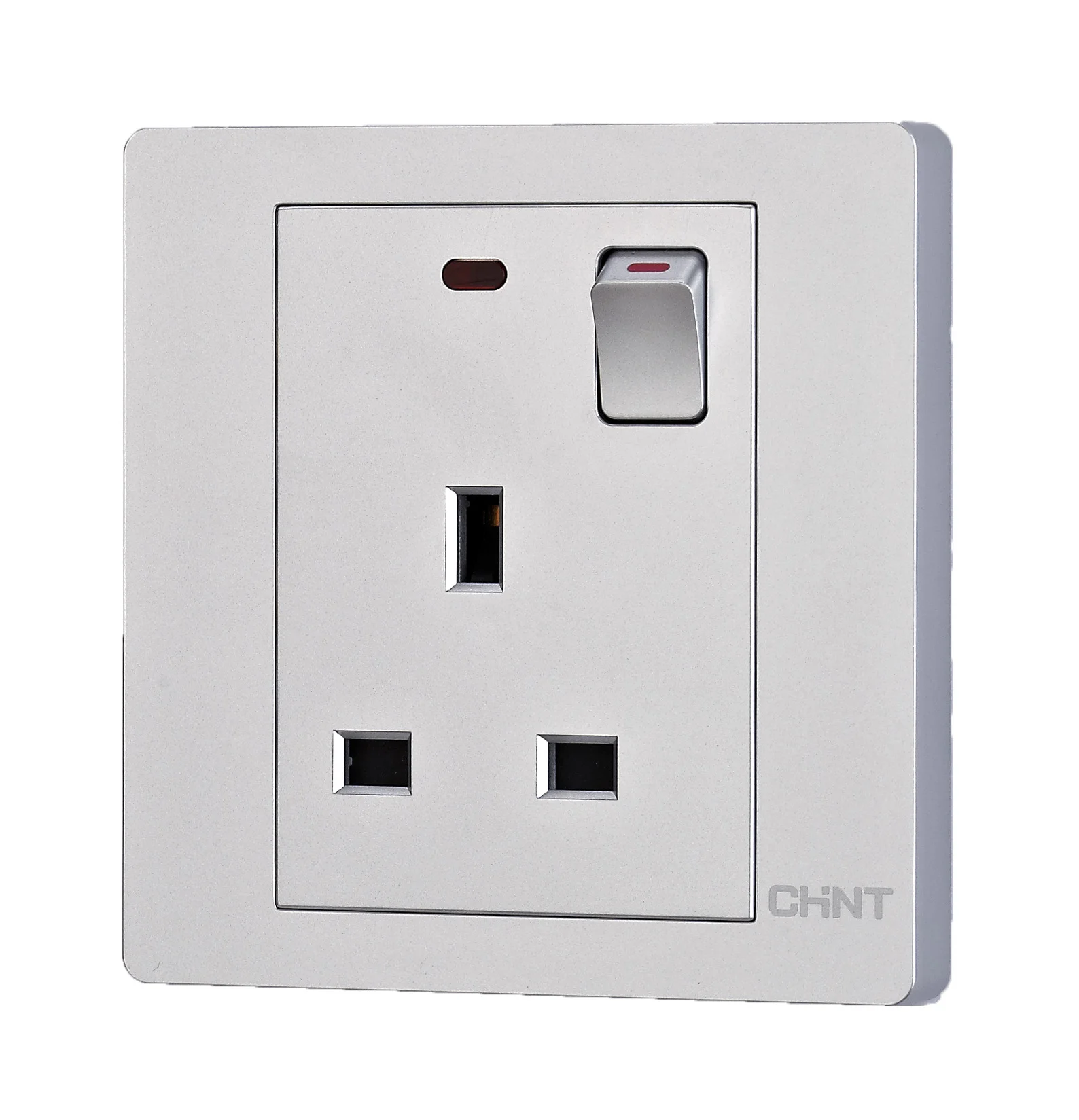 Chint Power 13A 250V Long Use Life Wal 1 Gang 3 Pin Switch and Sockets Latest