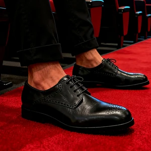 Fashionable Men's Shoes Autumn Lightweight Super-Breathable Relaxed Business Shoes Comfortable Pointed-Toe Lace-up Oxford Shoes