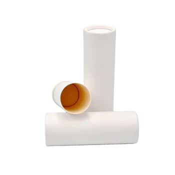 Black cosmetics bottle paper tube box  insert paper tube for packing