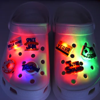 Wholesale Pvc Popular Led Shoe Charms For Kids Gifts Light Up Croc ...