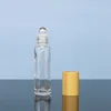 Transparent ball-bearing bottle