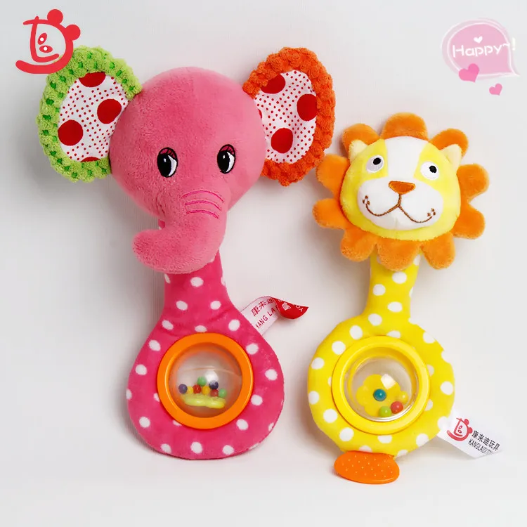 Shumee Ele And Ball Rattle Organic Plush Toy