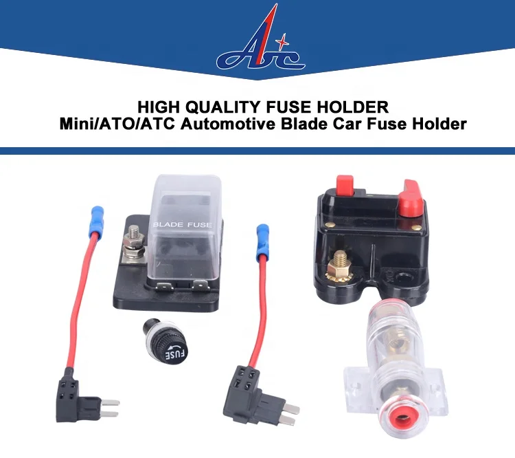 2 Pezzi Connettori Portafusibile Per Auto 20A 16AWG Con 4 Fusibili ATM/APM - Cavo 23 Cm - Per Estensioni E Riparazioni Elettriche - 3
