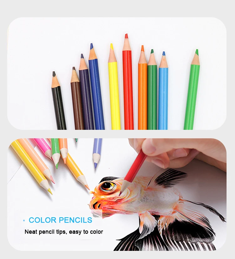 66 pieces art drawing set colorful