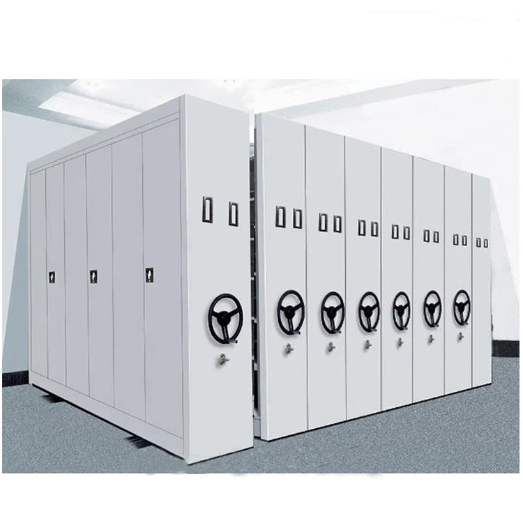 Steelite Mobile Sliding Mass Compact Shelving / File Storage Mobile