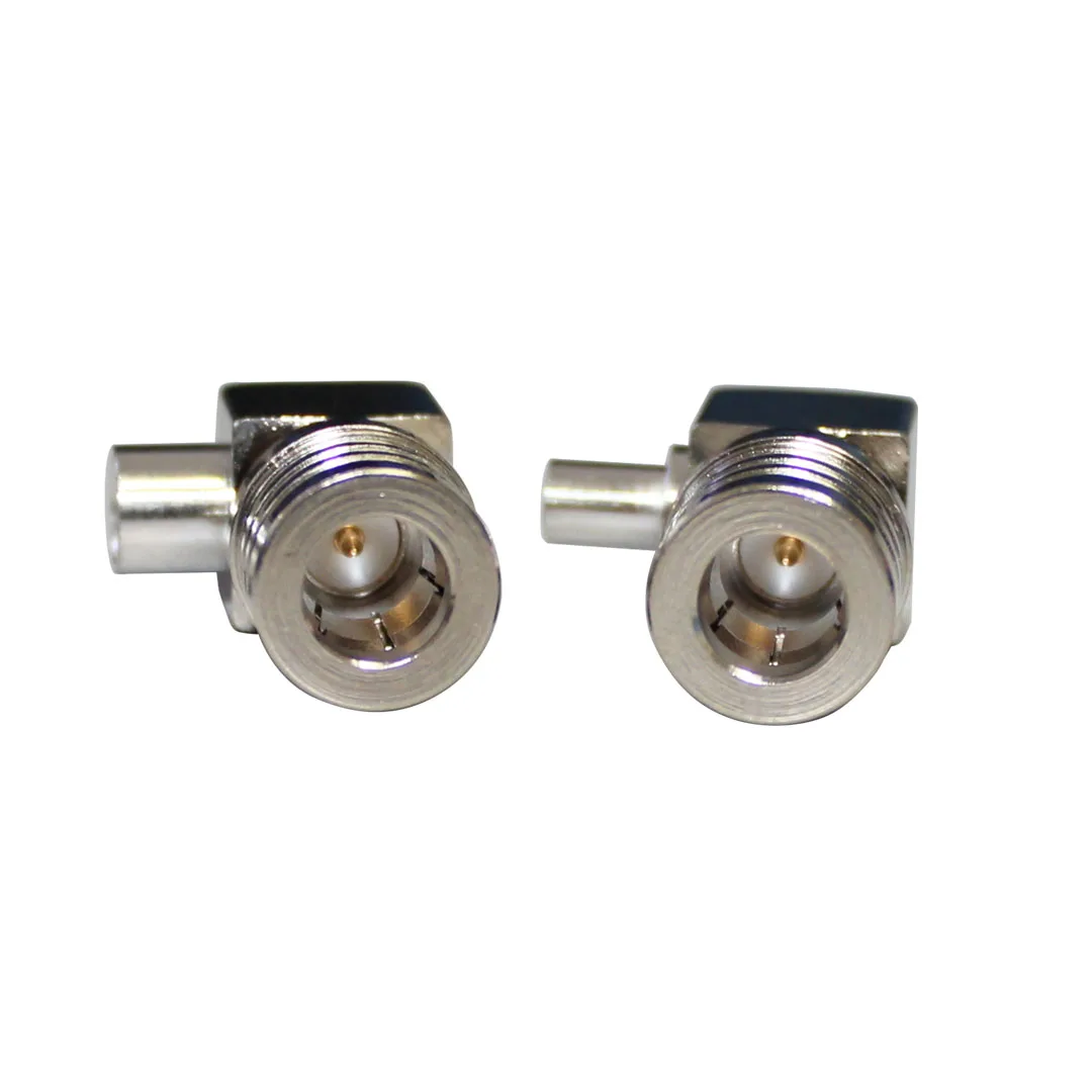 product hot style qma jwb2 coaxial connectors 50 ohm right angle qma male connector for rg405 cable and wire-0
