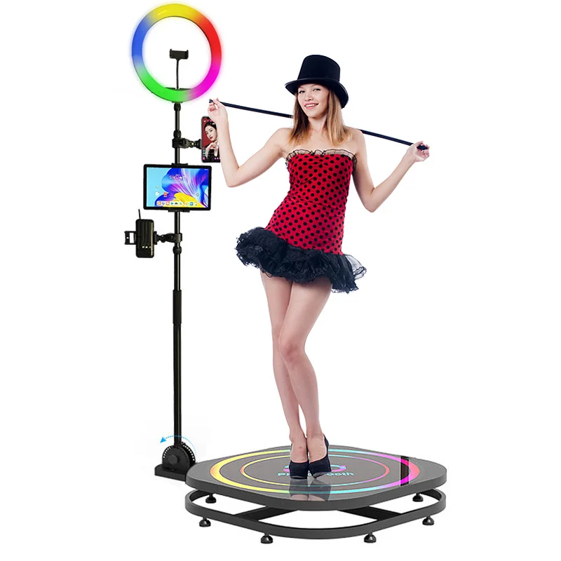 115cm cm 360 photo booth rotating machine camera for the tiktok