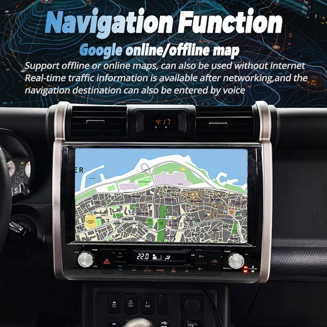 トヨタ FJクルーザー 2006-2019用 13.3インチ Android オーディオ GPS