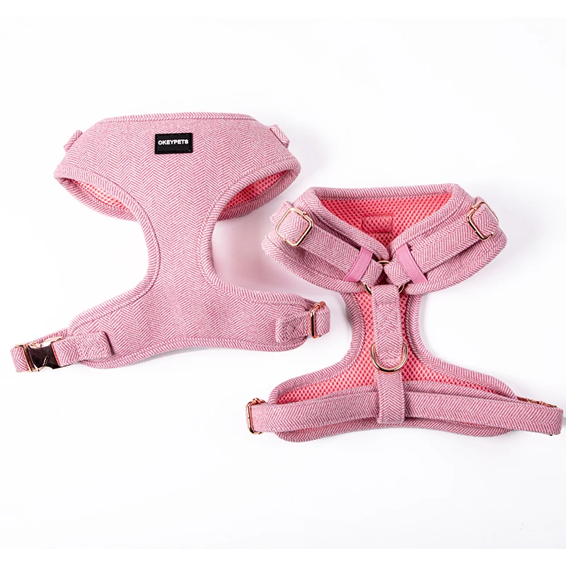 2023 Dog Harness Manufactures Tweed Design Private Label Luxury Dog ...