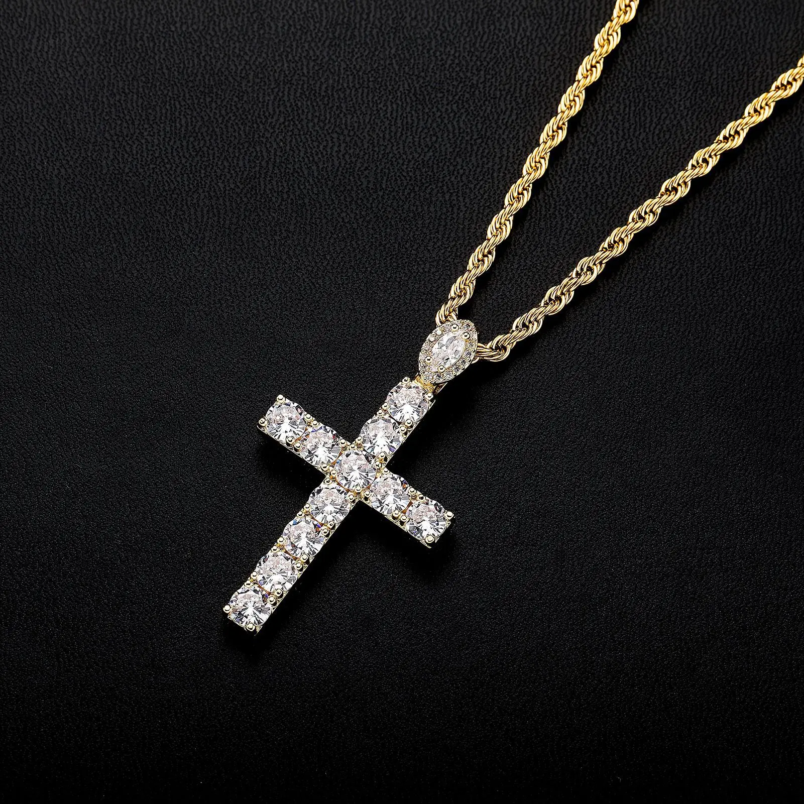 Men's 18k Gold Plated Ankh Pendant 