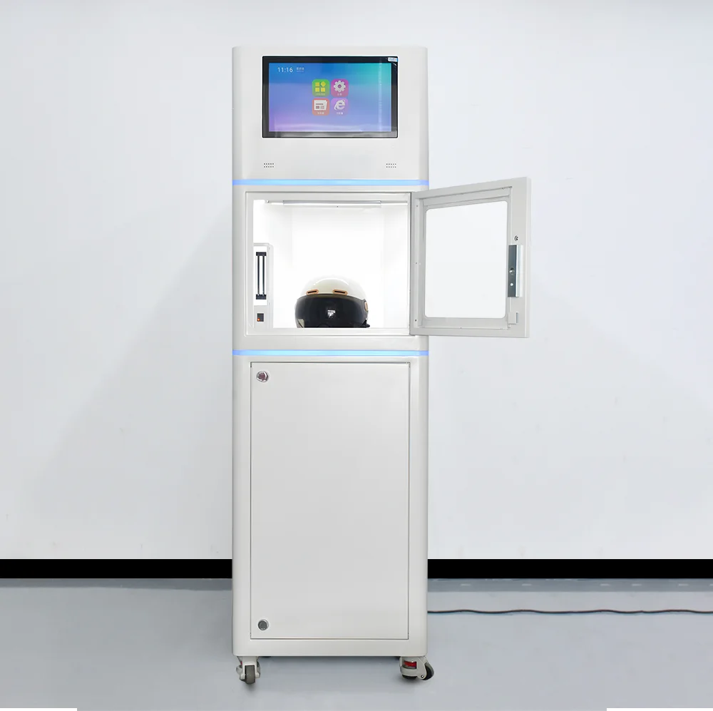 Умна почистваща машина за шлемове UPUS с УФ-С стерилизация и сушене, с функция SDK