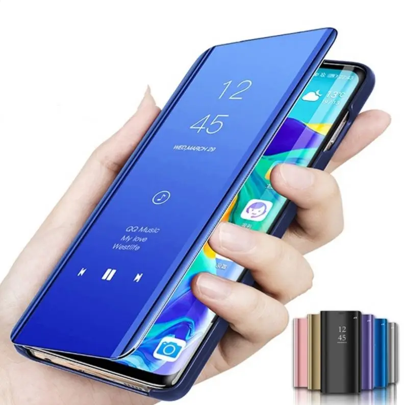 oppo f19 mirror flip cover