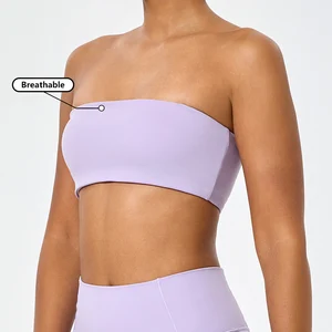 Women Adjustable Shoulder Straps Breathable Sports Bra Custom Wholesale Gym Fitness Workout Backless Sports Yoga Bra for Women