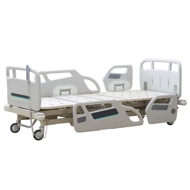 Full electric patient nursing care 3 motor three functions icu electric hospital bed for sale