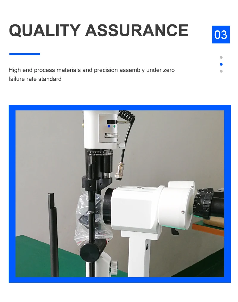 Magnification Optical 2 Steps Slit Lamp Ophthalmology Optical Microscope With 2 Magnification 0-14Mm Optical Shop