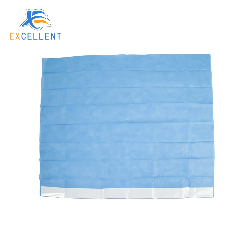 Medical Fabric Surgical Disposable Drape Sheet With Tape Absorbent