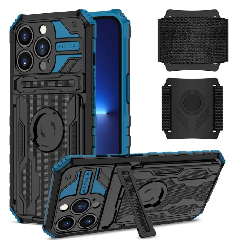 Funda de teléfono móvil con correa de mano armada, funda para teléfono con correa para la muñeca, funda para teléfono celular a prueba de golpes para iPhone 16 15 14 12 13 Pro Max  