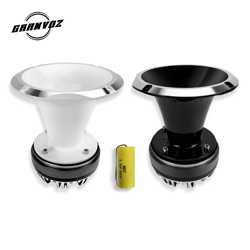 300 Watts Aluminum Driver and  Diffuser Horn 2 Inch Titanium Diaphragm Compression Super Tweeter Driver With Car Audio Horns