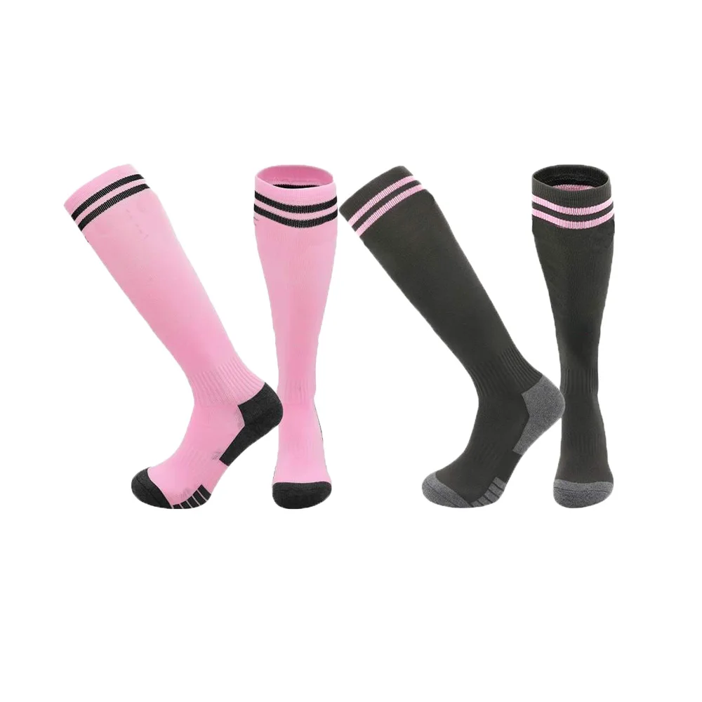 New 2023 Club Soccer Socks Pink Breathable Deodorant Men Football Socks Buy Football Socks
