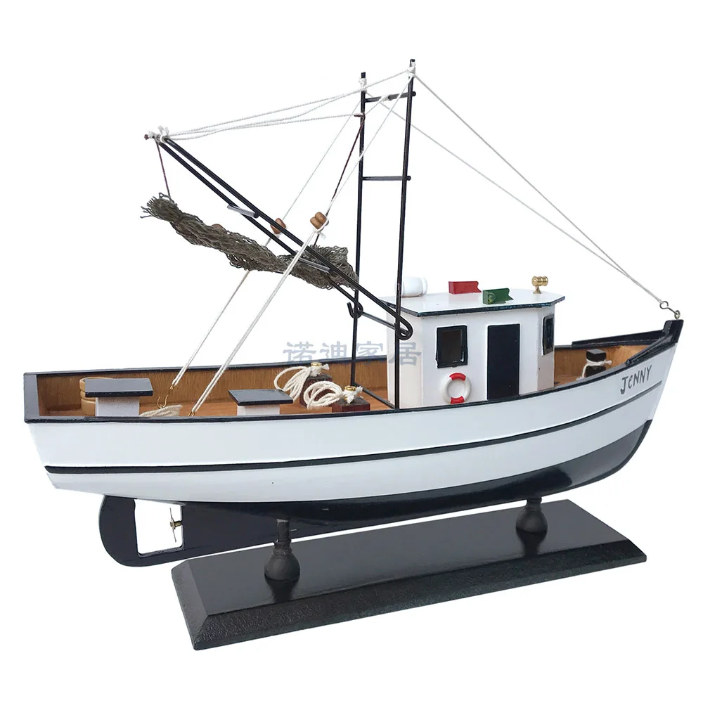 "Jenny" wooden Shrimp boat model from the movie 16'' Wooden 