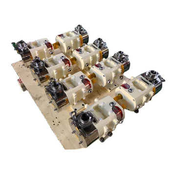 3-Leaves Food Grade Stainless Steel Peristaltic Double Rotor Pump Chocolate Insulation 0.05-280m/h Flow Rate for Chocolate