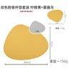 Lemon yellow and gray coaster set
