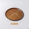 Walnut wood color, round, 25*25*1.5 cm