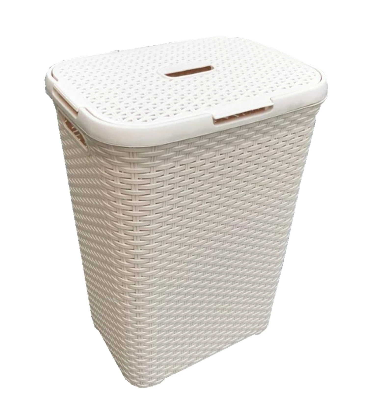 60 л корзина для белья стильная пластиковая с