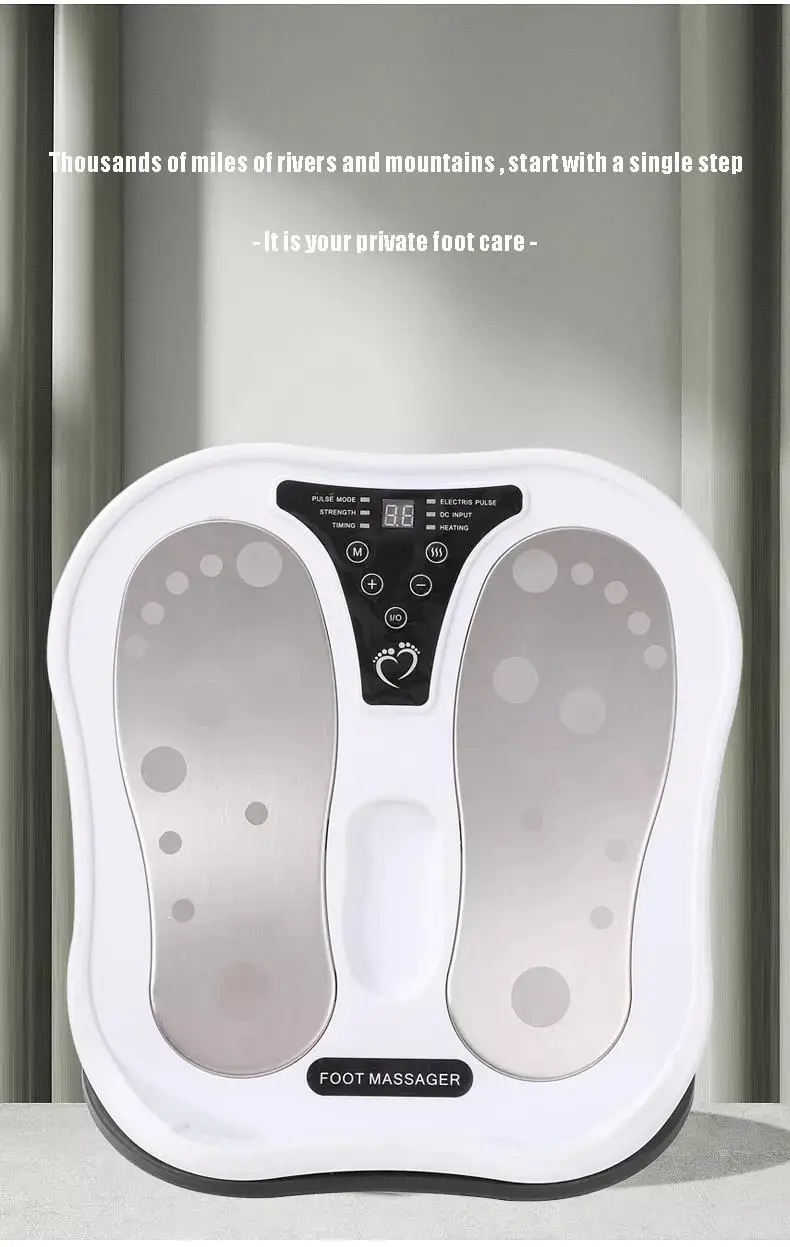 Electric Heat Therapy High Frequency Vibration Machine Portable Ems Foot Massager Buy Electric