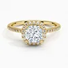 0.8 carat moissanite ring (fat cut)