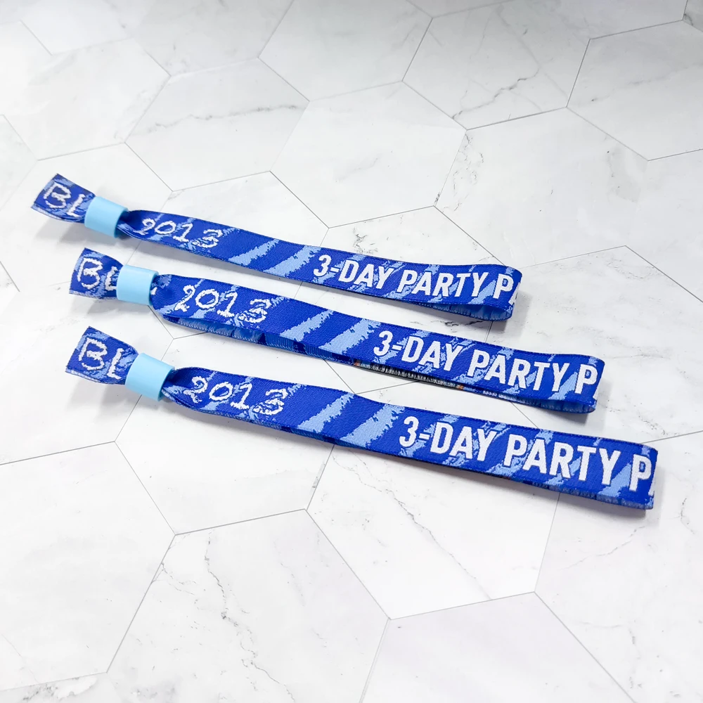 product wholesale cheap custom sublimation printed elastic festival fabric wristbands no minimum for events-6