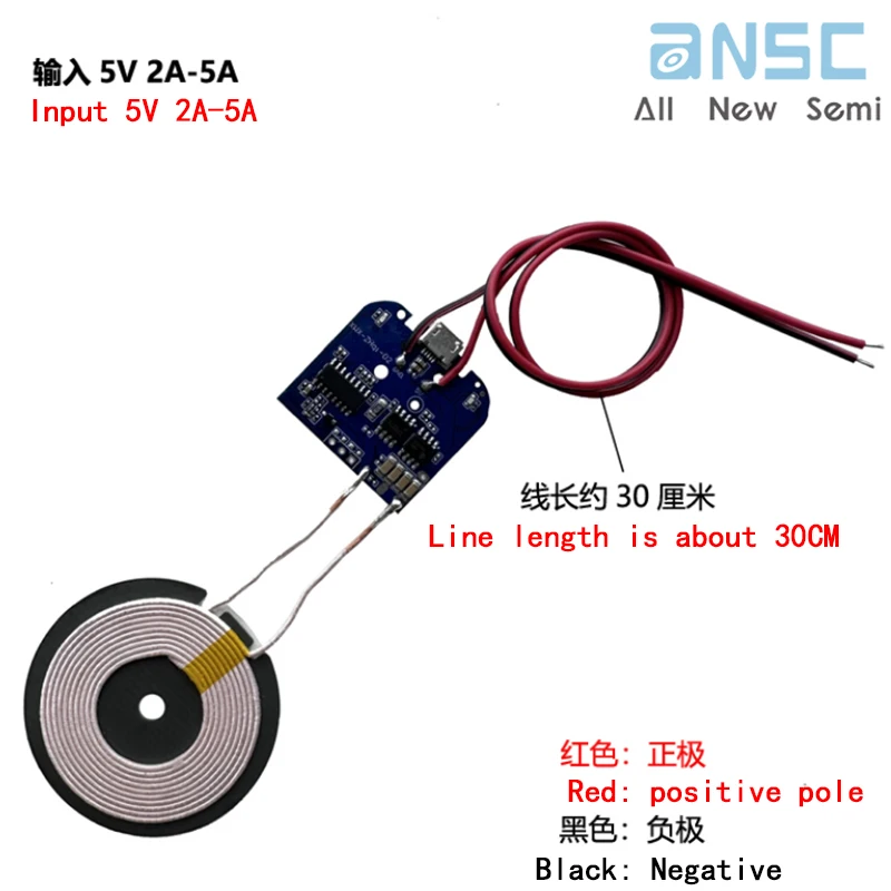 custom-made wireless fast charging coil pcb copper wire coil