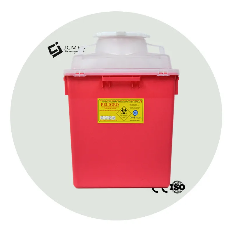 Jcmed Disposable Plastic Sharps Container Medical 6gallon 22.7l Sharp